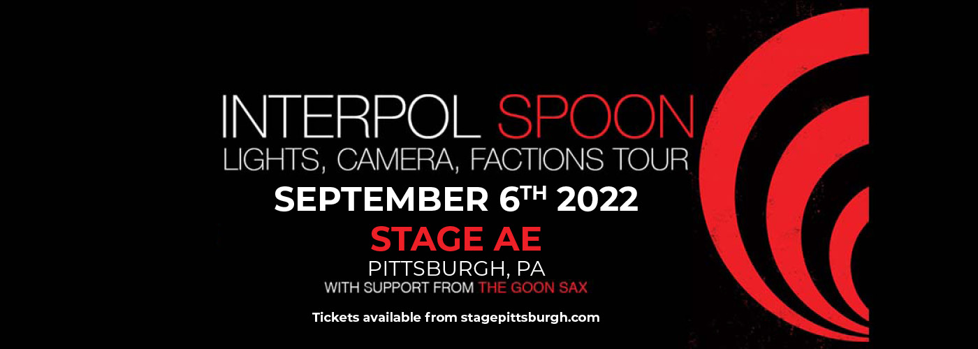 interpol spoon tour 2022